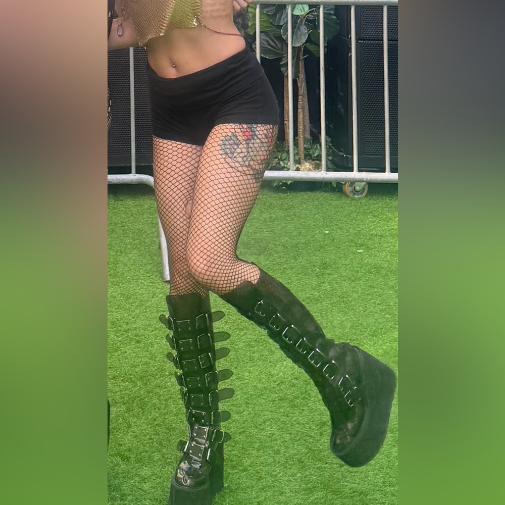 Demonia Swing-815c Platform Boots - image 1